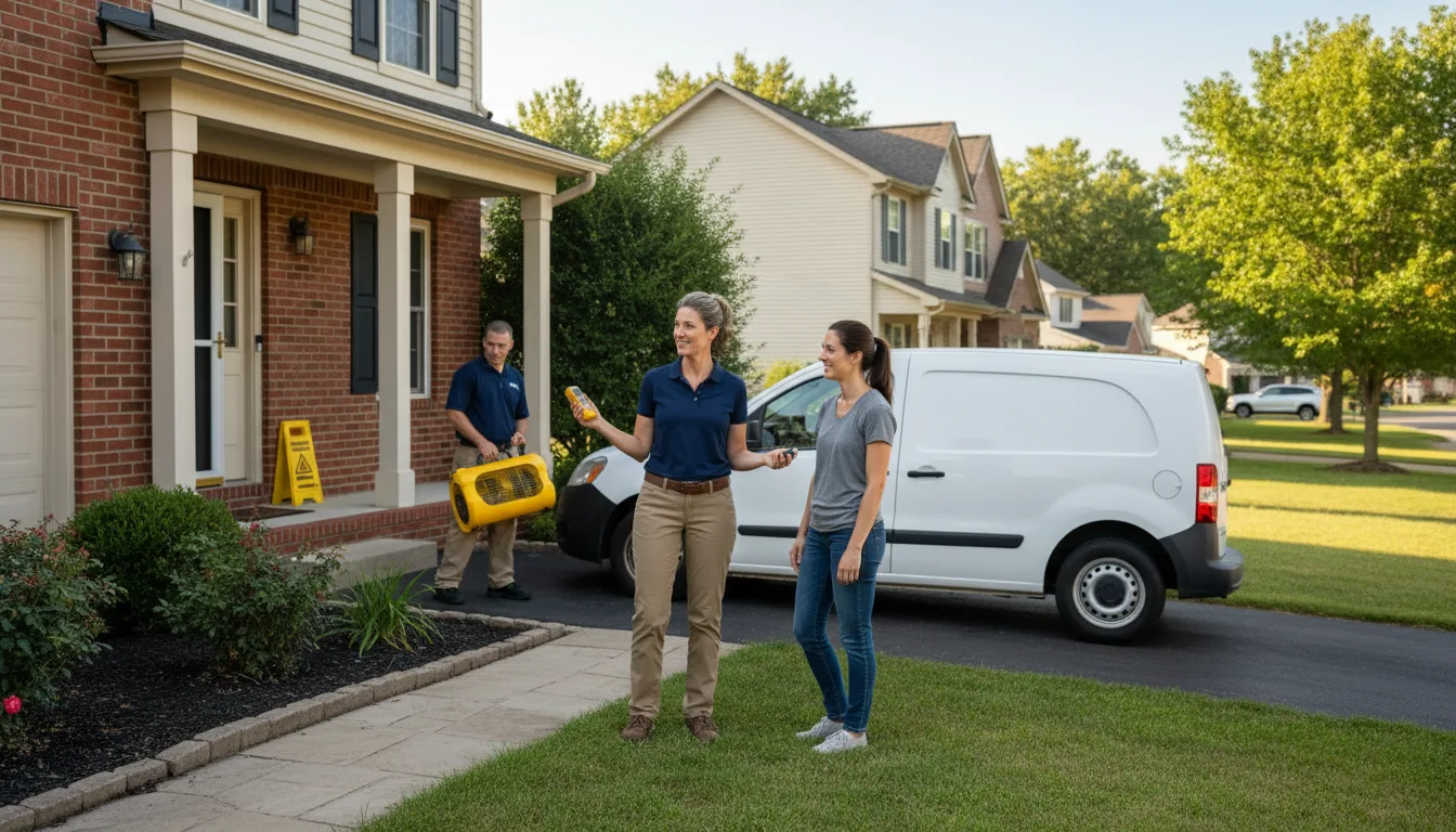 Residential water damage restoration in Fontana Dam, NC